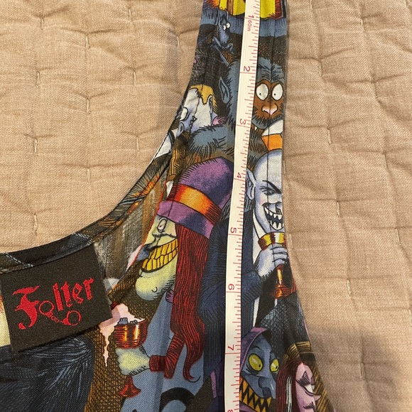 Monster Mash pin-up party dress with pockets - Picture 4 of 8